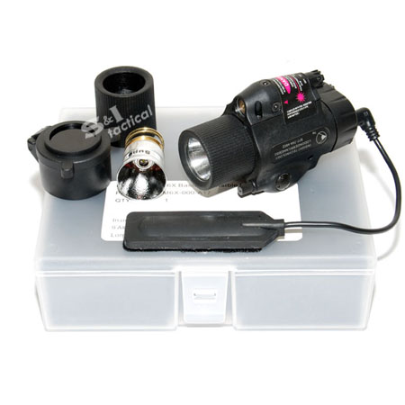 SureFire M6X BK Laser & Illuminator Flashlight with Led & Xenon